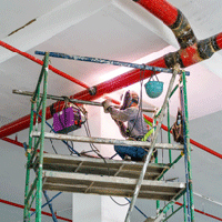 work injury scaffolding falls