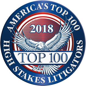 Top 100 High Stakes Litigators 2018