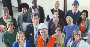 Photo highlighting diversity in the workplace
