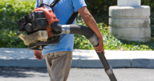 Get a leaf blower if leaves are leaving you bushed?