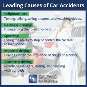 causes of car accidents