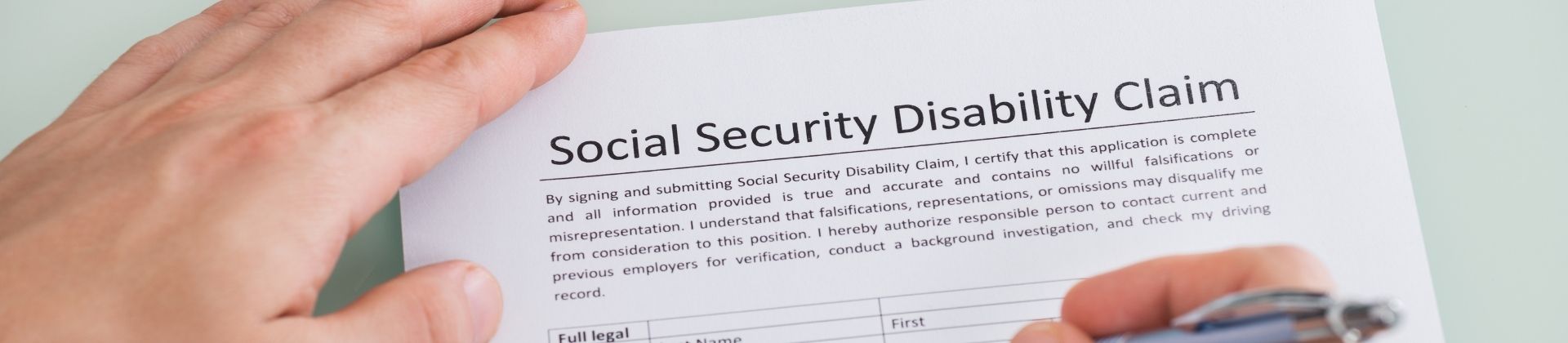 Social security disability application