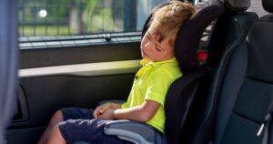 Child in car