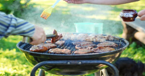 summer barbecuing