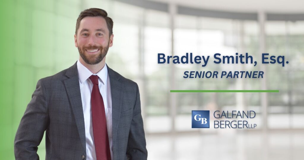 Galfand Berger attorney Bradley R. Smith senior partner promotion