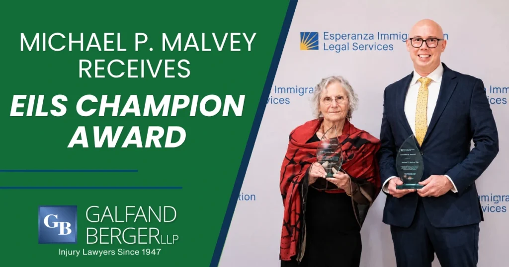 Michael Malvey receives the 2026 EILS Champion Award