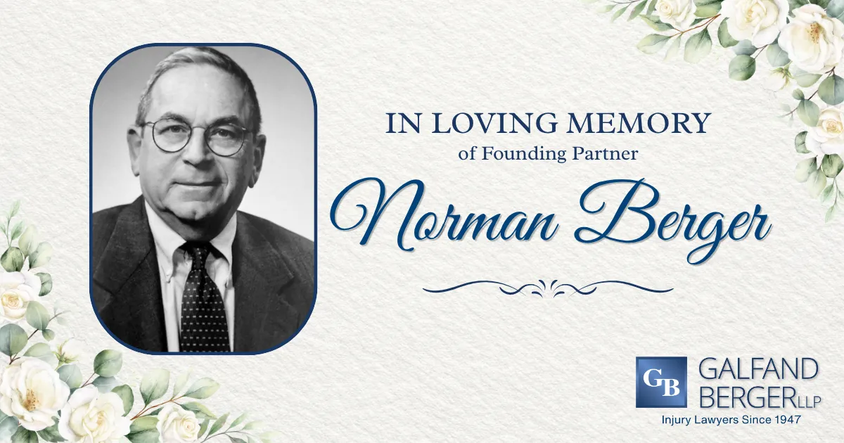 In loving memory of Norman Berger